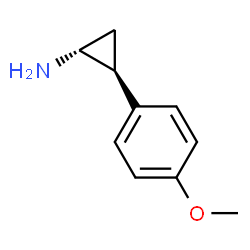 Cyclopropanamine, 2-(4-methoxyphenyl)-, (1R,2S)- (9CI)结构式