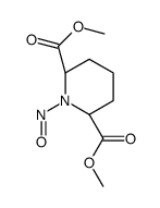 dimethyl (2R,6S)-1-nitrosopiperidine-2,6-dicarboxylate结构式