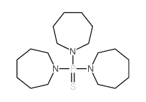 Phosphine sulfide,tris(hexahydro-1H-azepin-1-yl)- (7CI,8CI) Structure