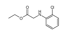 Ethyl N-(2-chlorophenyl)glycinate Structure