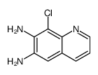 8-chloroquinoline-6,7-diamine Structure