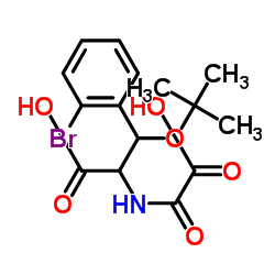 3-(2-Bromo-phenyl)-3-tert-butoxycarboxycarbonylamino-propionic acid Structure