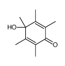 4-hydroxy-2,3,4,5,6-pentamethylcyclohexa-2,5-dien-1-one Structure