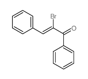 2-Propen-1-one,2-bromo-1,3-diphenyl-, (2Z)- Structure