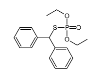 [diethoxyphosphorylsulfanyl(phenyl)methyl]benzene Structure