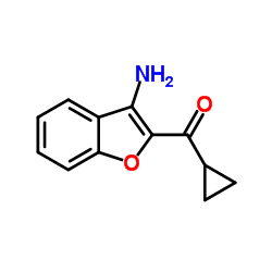 (3-Amino-benzofuran-2-yl)-cyclopropyl-methanone结构式