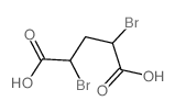 Pentanedioic acid,2,4-dibromo-结构式