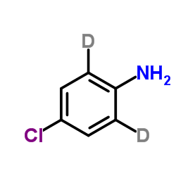 4-氯苯胺-D2结构式