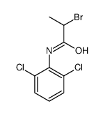 2-bromo-N-(2,6-dichlorophenyl)propanamide结构式