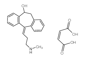 (+/-)-e-10-hydroxylated-nortriptyline metabolite maleate salt Structure