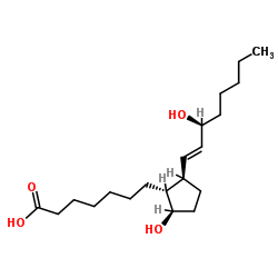 11-DEOXY PROSTAGLANDIN F1BETA structure