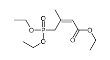 (E)-4-(DIETHOXY-PHOSPHORYL)-3-METHYL-BUT-2-ENOIC ACID ETHYL ESTER结构式