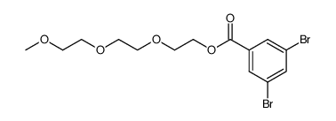 2-[2-(methoxyethoxy)ethoxy]ethyl 3,5-dibromobenzoate结构式