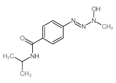 Benzamide, 4-(3-hydroxy-3-methyl-1-triazenyl)-N-(1- triazenyl)-N-(1-methylethyl)- structure