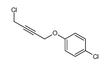 1-chloro-4-(4-chlorobut-2-ynoxy)benzene结构式