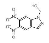 1H-Indazole-1-methanol,5,6-dinitro- structure