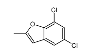 5,7-dichloro-2-methyl-1-benzofuran Structure