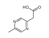 2-(5-methylpyrazin-2-yl)acetic acid structure