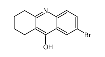 7-bromo-1,2,3,4-tetrahydroacridin-9-ol结构式