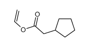 ethenyl 2-cyclopentylacetate结构式