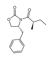 (R)-4-benzyl-3-((R)-2-methylbutanoyl)oxazolidin-2-one Structure