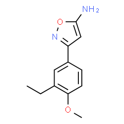 5-Isoxazolamine,3-(3-ethyl-4-methoxyphenyl)-(9CI) picture