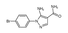 5-amino-1-(4-bromo-phenyl)-1H-pyrazole-4-carboxylic acid amide图片