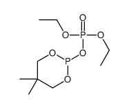 (5,5-dimethyl-1,3,2-dioxaphosphinan-2-yl) diethyl phosphate Structure