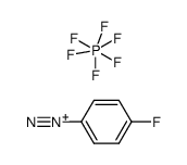 4-fluorobenzenediazonium tetrafluoroborate Structure