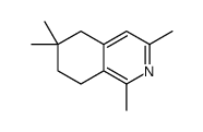 1,3,6,6-tetramethyl-7,8-dihydro-5H-isoquinoline结构式