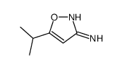 5-异丙基异噁唑-3-胺结构式