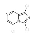 2,7,9-trichloro-1,4,8-triazabicyclo[4.3.0]nona-2,4,6,8-tetraene Structure