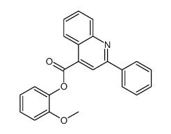 2-PHENYL-QUINOLINE-4-CARBOXYLIC ACID 2-METHOXY-PHENYL ESTER picture