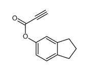 2,3-dihydro-1H-inden-5-yl prop-2-ynoate结构式