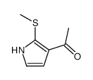 1-(2-methylsulfanyl-1H-pyrrol-3-yl)ethanone Structure