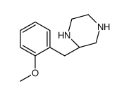 (2S)-2-[(2-methoxyphenyl)methyl]piperazine Structure