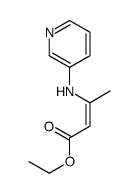 ethyl 3-(pyridin-3-ylamino)but-2-enoate Structure