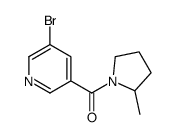 (5-bromopyridin-3-yl)-(2-methylpyrrolidin-1-yl)methanone Structure