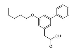 5-Pentoxy-3-biphenylacetic acid structure