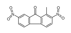 1-methyl-2,7-dinitrofluoren-9-one结构式