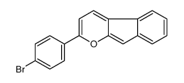 2-(4-bromophenyl)indeno[2,1-b]pyran结构式