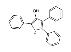 2,4,5-triphenyl-1H-pyrrol-3-ol结构式