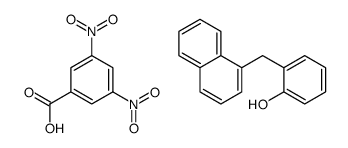 3,5-dinitrobenzoic acid,2-(naphthalen-1-ylmethyl)phenol结构式