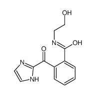 N-(2-hydroxyethyl)-2-(1H-imidazole-2-carbonyl)benzamide结构式