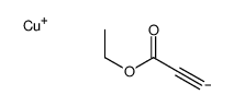 copper(1+),ethyl prop-2-ynoate结构式