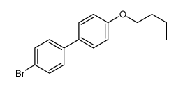 4'-Bromo-4-butoxy-biphenyl structure