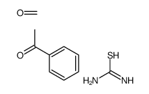 formaldehyde,1-phenylethanone,thiourea Structure