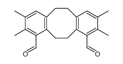 2,3,8,9-tetramethyl-5,6,11,12-tetrahydrodibenzo[a,e][8]annulene-1,10-dicarbaldehyde Structure