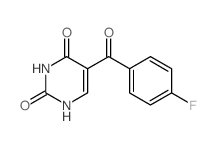 5-(4-fluorobenzoyl)-1H-pyrimidine-2,4-dione结构式