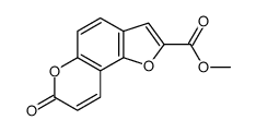 methyl 7-oxofuro[2,3-f]chromene-2-carboxylate Structure